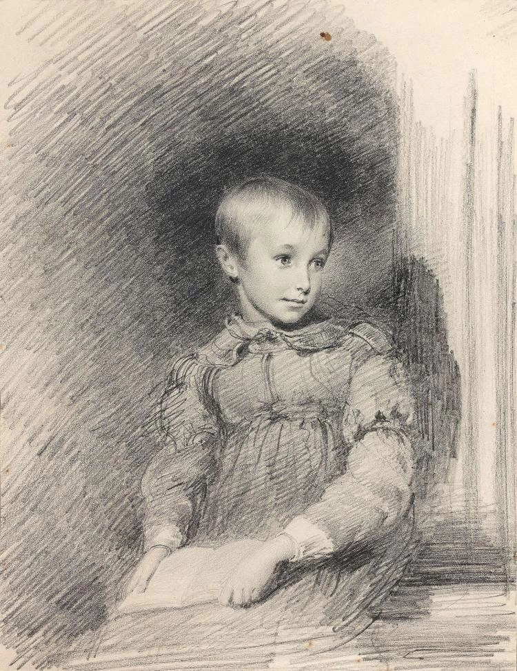 Ritratto di bambino con libro